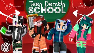 Thumbnail of the Minecraft Bedrock Marketplace product Teen Demon School created by UnderBlocks Studios.