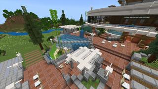 Screenshot of the Minecraft Bedrock Marketplace product Trend Rich Mansion created by UnderBlocks Studios.