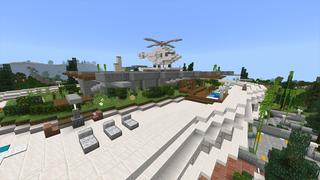 Screenshot of the Minecraft Bedrock Marketplace product Trend Rich Mansion created by UnderBlocks Studios.