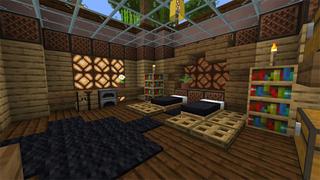 Screenshot of the Minecraft Bedrock Marketplace product Underground Houses created by UnderBlocks Studios.
