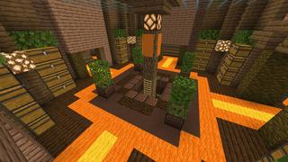 Screenshot of the Minecraft Bedrock Marketplace product Underground Houses created by UnderBlocks Studios.