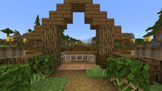 Screenshot of the Minecraft Bedrock Marketplace product Underground Houses created by UnderBlocks Studios.