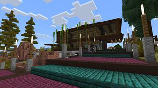 Screenshot of the Minecraft Bedrock Marketplace product Underground Rich Bunker created by UnderBlocks Studios.
