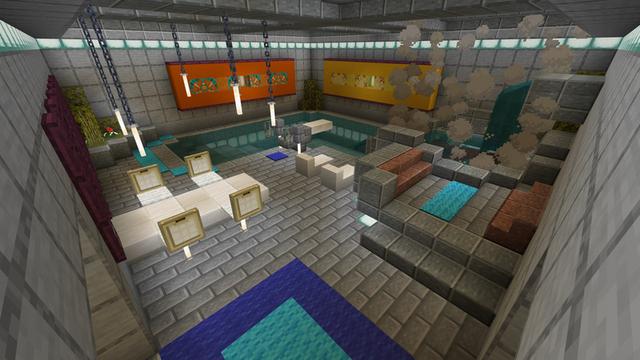Screenshot of the Minecraft Bedrock Marketplace product Underground Rich Bunker created by UnderBlocks Studios.