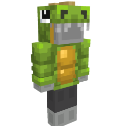 Thumbnail of the Minecraft Bedrock Marketplace product Dinosaur Onesie created by Unique Arts.