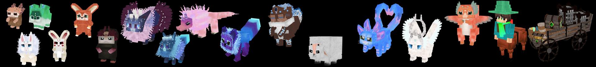 Panorama of the Minecraft Bedrock Marketplace product Enchanted Encounters created by Unique Arts.