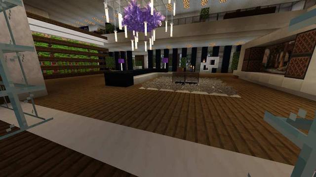 Screenshot of the Minecraft Bedrock Marketplace product Modern Mansions created by Unique Arts.