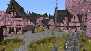 Screenshot of the Minecraft Bedrock Marketplace product Town Of Bridgewater created by Unique Arts.