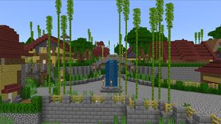 Screenshot of the Minecraft Bedrock Marketplace product Town Of Bridgewater created by Unique Arts.