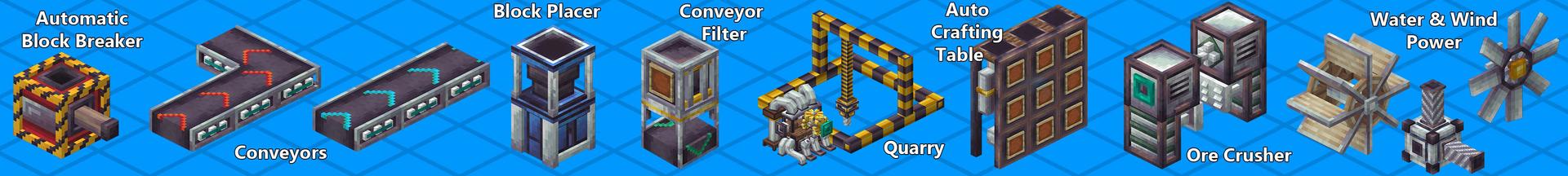 Panorama of the Minecraft Bedrock Marketplace product Factory created by Unlinked.