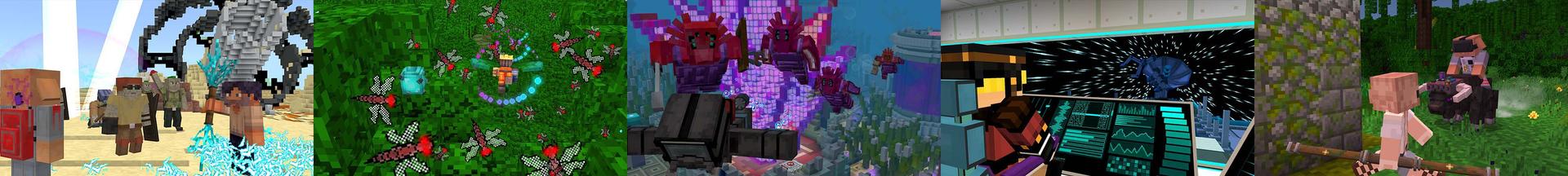 Panorama of the Minecraft Bedrock Marketplace product Nebula created by Unlinked.
