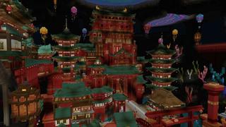 Screenshot of the Minecraft Bedrock Marketplace product A Castle Laying Underwater created by UUUM.