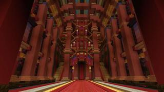 Screenshot of the Minecraft Bedrock Marketplace product A Castle Laying Underwater created by UUUM.