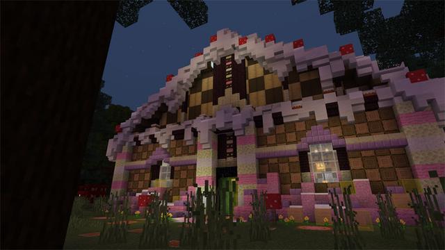 Screenshot of the Minecraft Bedrock Marketplace product Candy House Nightmare created by UUUM.