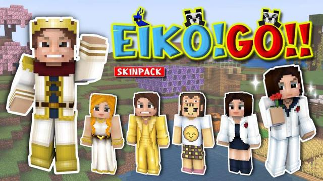 Thumbnail of the Minecraft Bedrock Marketplace product EIKO!GO!! SKIN PACK created by UUUM.