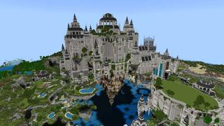 Screenshot of the Minecraft Bedrock Marketplace product Escape from the Sky Castle created by UUUM.