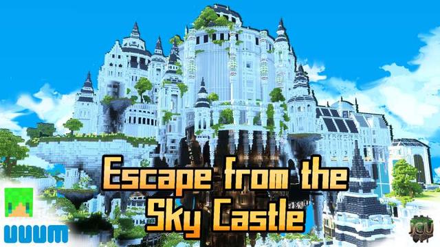 Thumbnail of the Minecraft Bedrock Marketplace product Escape from the Sky Castle created by UUUM.