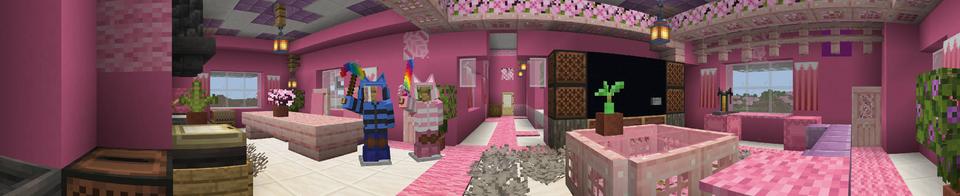 Panorama of the Minecraft Bedrock Marketplace product GAMER CRAFT created by UUUM.