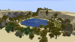 Screenshot of the Minecraft Bedrock Marketplace product Harbor Town's Hidden Arena created by UUUM.