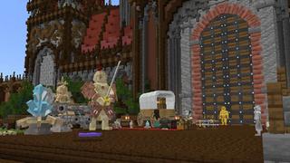 Screenshot of the Minecraft Bedrock Marketplace product Knights vs Mobs- Tower Defense created by UUUM.