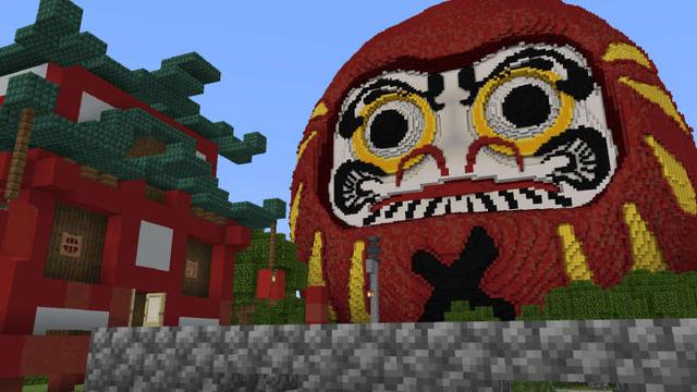 Screenshot of the Minecraft Bedrock Marketplace product Red light, Green light created by UUUM.