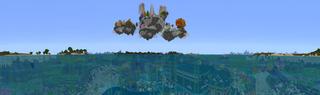 Panorama of the Minecraft Bedrock Marketplace product Tales of a Cave Hero created by UUUM.