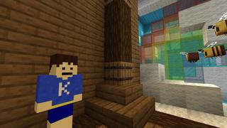 Screenshot of the Minecraft Bedrock Marketplace product Tales of a Cave Hero created by UUUM.