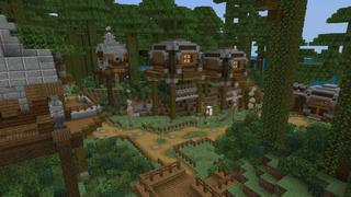 Screenshot of the Minecraft Bedrock Marketplace product The island of origin created by UUUM.