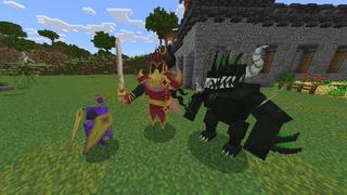 Screenshot of the Minecraft Bedrock Marketplace product 100 Swords created by Vatonage.