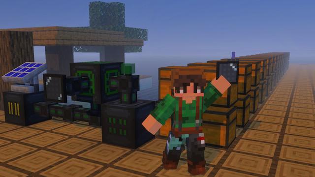 Screenshot of the Minecraft Bedrock Marketplace product Adrift created by Vatonage.