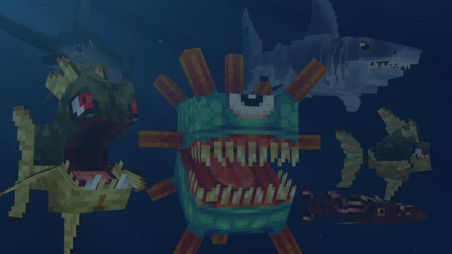 Screenshot of the Minecraft Bedrock Marketplace product Adrift created by Vatonage.