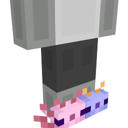 Thumbnail of the Minecraft Bedrock Marketplace product Cute Axolotl Slippers created by Vatonage.