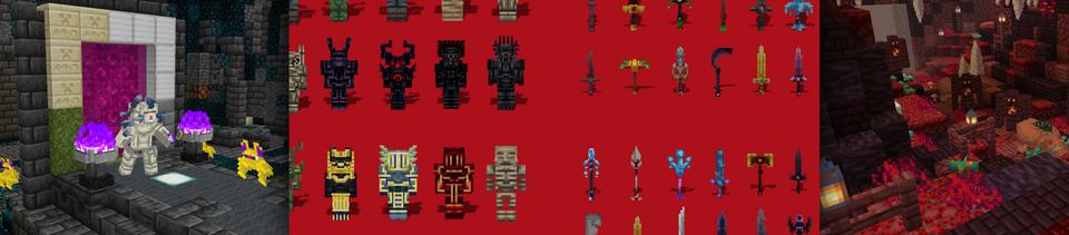 Panorama of the Minecraft Bedrock Marketplace product Dungeon Rifts created by Vatonage.