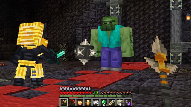 Screenshot of the Minecraft Bedrock Marketplace product Dungeon Rifts created by Vatonage.