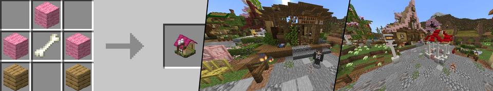 Panorama of the Minecraft Bedrock Marketplace product More Dogs created by Vatonage.