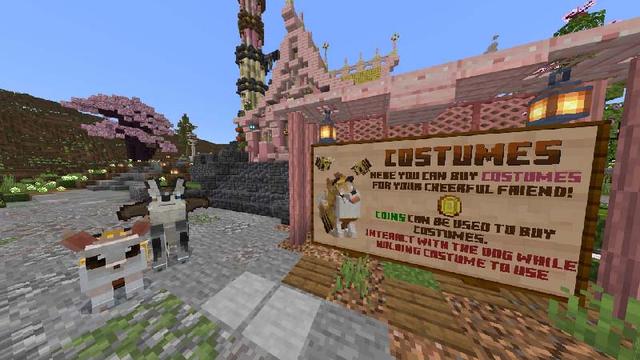 Screenshot of the Minecraft Bedrock Marketplace product More Dogs created by Vatonage.
