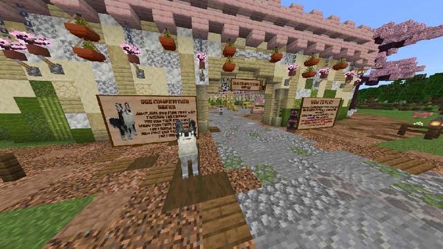 Screenshot of the Minecraft Bedrock Marketplace product More Dogs created by Vatonage.