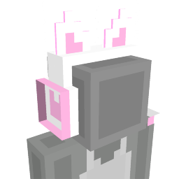 Thumbnail of the Minecraft Bedrock Marketplace product Pink Kitten Headphones created by Vatonage.