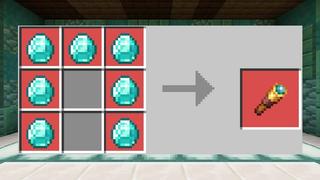 Screenshot of the Minecraft Bedrock Marketplace product Random Recipes created by Vatonage.