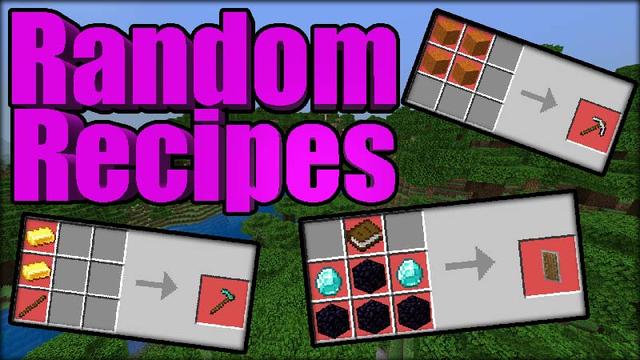 Thumbnail of the Minecraft Bedrock Marketplace product Random Recipes created by Vatonage.