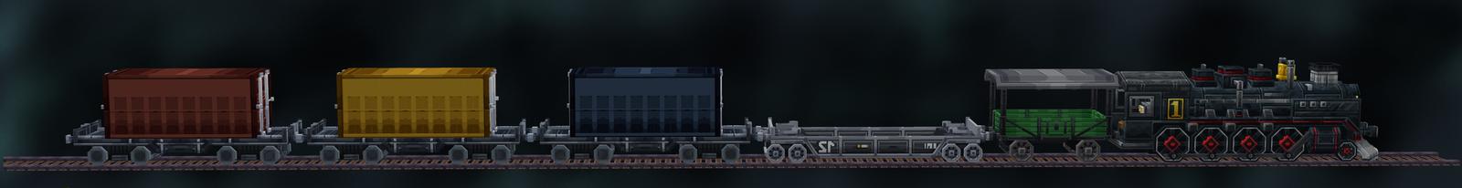 Panorama of the Minecraft Bedrock Marketplace product Realistic Trains Add-On created by Vatonage.
