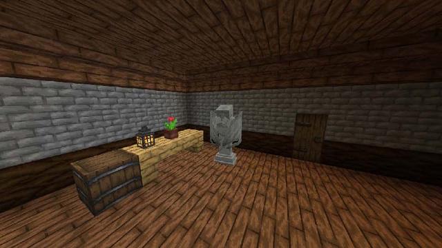 Screenshot of the Minecraft Bedrock Marketplace product Rooms created by Vatonage.
