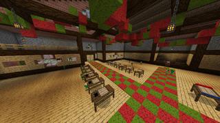 Screenshot of the Minecraft Bedrock Marketplace product Santa's Workshop Tycoon created by Vatonage.