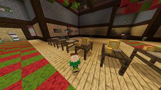 Screenshot of the Minecraft Bedrock Marketplace product Santa's Workshop Tycoon created by Vatonage.