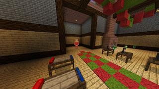 Screenshot of the Minecraft Bedrock Marketplace product Santa's Workshop Tycoon created by Vatonage.