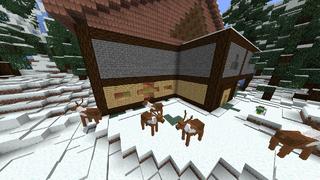 Screenshot of the Minecraft Bedrock Marketplace product Santa's Workshop Tycoon created by Vatonage.