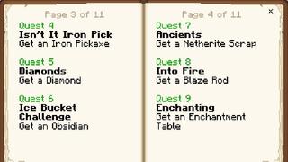 Screenshot of the Minecraft Bedrock Marketplace product Sky Quest created by Vatonage.