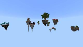 Screenshot of the Minecraft Bedrock Marketplace product Sky Quest created by Vatonage.