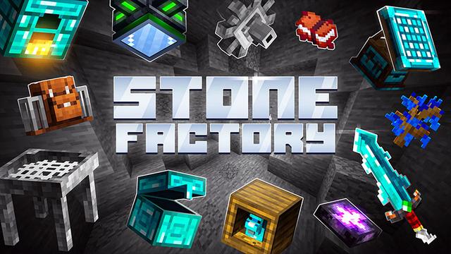 Thumbnail of the Minecraft Bedrock Marketplace product Stonefactory created by Vatonage.