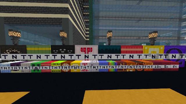 Screenshot of the Minecraft Bedrock Marketplace product TNT City created by Vatonage.